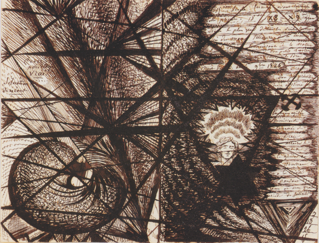 Zeichnung des französischen Künstlers Theophile Bra